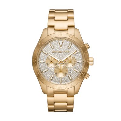 Michael Kors Layton Chronograph Gold-Tone Stainless Steel Watch - MK8873 -  Watch Station