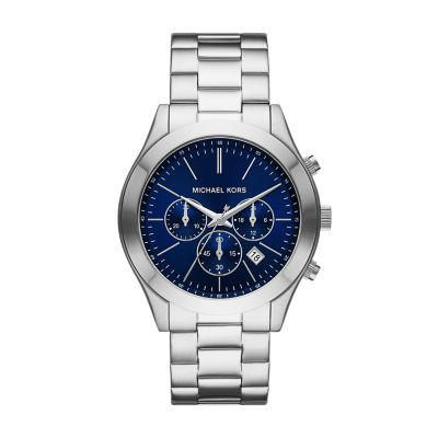 Michael Kors Slim Runway Chronograph Stainless Steel Watch