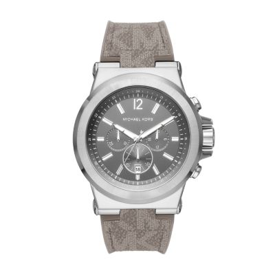 Michael kors grey watch new arrivals