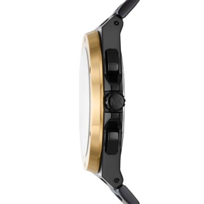 Michael Kors Lennox Chronograph - Steel Station Watch - Stainless Black-Tone MK8941 Watch