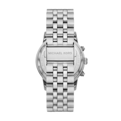 Michael Station - - Steel Hutton MK8952 Watch Kors Chronograph Stainless Watch