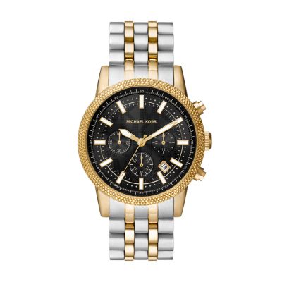 Michael kors two discount tone watch mens