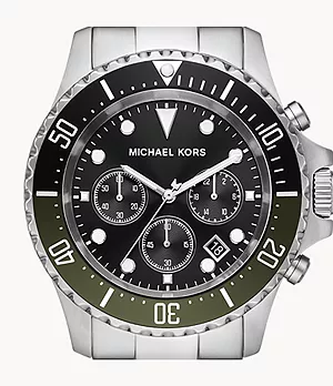 Michael Kors Everest Chronograph Stainless Steel Watch