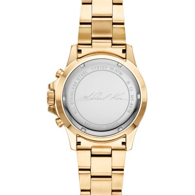 Michael Kors Everest Chronograph Gold-Tone Stainless Steel Watch - MK8978 -  Watch Station