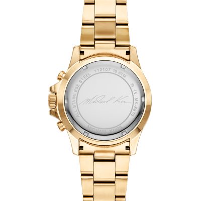 Michael Kors Uhr Chronograph Everest Edelstahl goldfarben - MK8978 