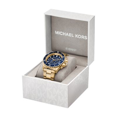 Michael Kors Uhr Chronograph Everest Edelstahl goldfarben - MK8978 