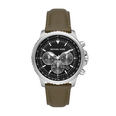 Olive green discount michael kors watch