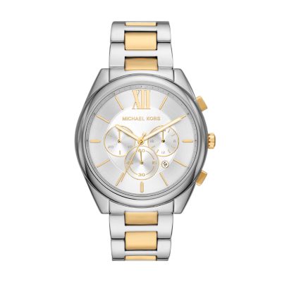 Michael Kors Langford Chronograph Two-Tone Stainless Steel Watch