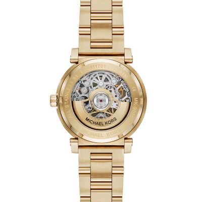 Michael Kors Men's Gold-Tone Automatic Watch - MK9035 - Watch Station