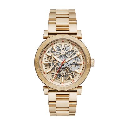 Michael Kors Men's Gold-Tone Automatic Watch - MK9035 - Watch Station