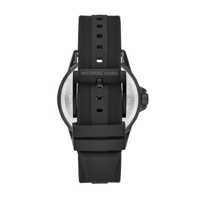matte black michael kors watch men's