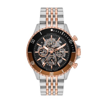 Mk skeleton deals watch