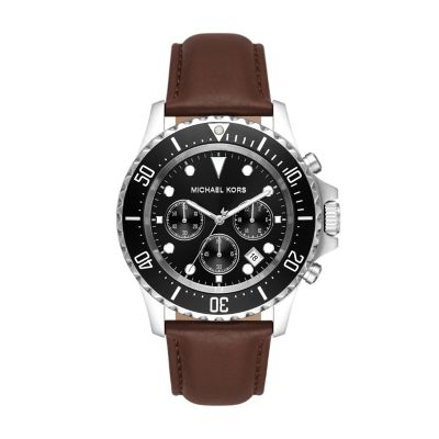 Chocolate michael on sale kors watch