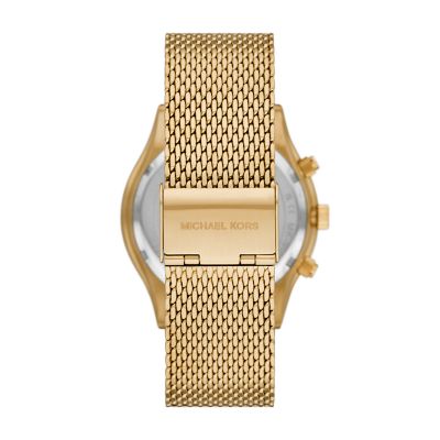 Michael kors clearance gold mesh watch