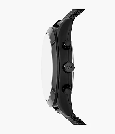 Michael Kors Slim Runway Chronograph Black Stainless Steel Mesh Watch -  MK9060 - Watch Station