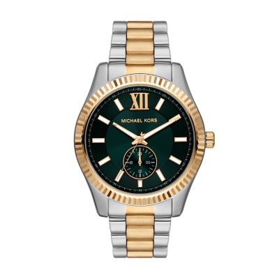 Michael kors lexington discount watch two tone