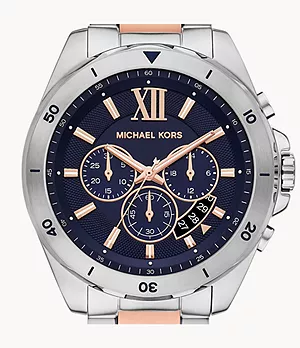 Michael Kors Brecken Chronograph Two-Tone Stainless Steel Watch