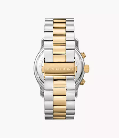 Michael Kors Runway Chronograph Two-Tone Stainless Steel Watch - MK9075 -  Watch Station