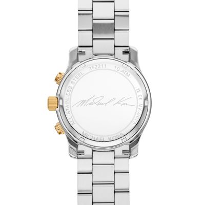 Michael Kors Runway Chronograph Two-Tone Stainless Steel Watch