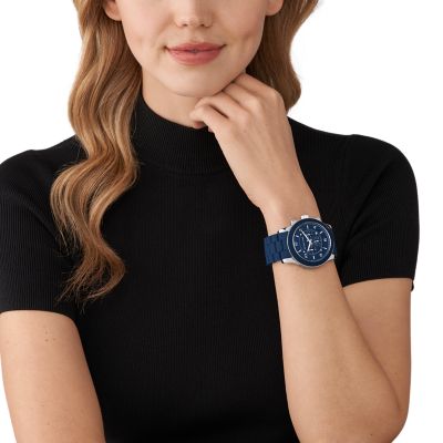 Michael kors runway 2024 silicone smartwatch strap