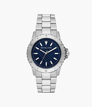 Michael Kors Everest Three-Hand Stainless Steel Watch
