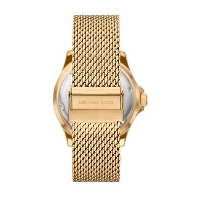 Michael kors deals gold mesh watch