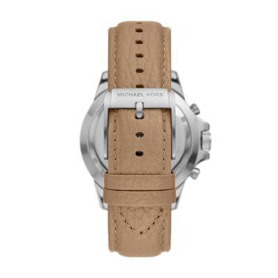 Michael Kors Everest Station Watch Camel Watch MK9092 - - Chronograph Leather