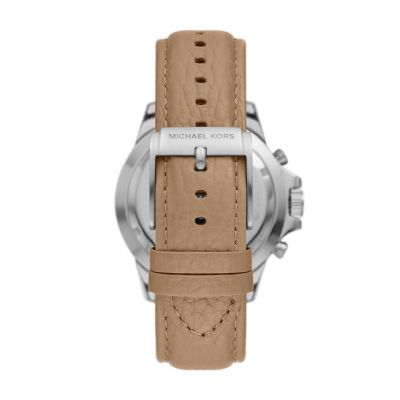 Michael Kors Everest Chronograph Camel Leather Watch - MK9092