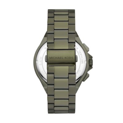 Watch Michael MK9103 Lennox - Steel Chronograph Station Watch Kors Stainless - Olive