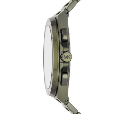 Michael kors olive online green watch