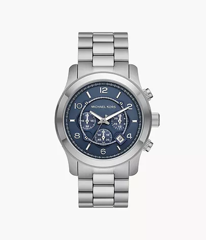 Michael Kors Runway Chronograph Stainless Steel Watch - MK9105 - Watch  Station
