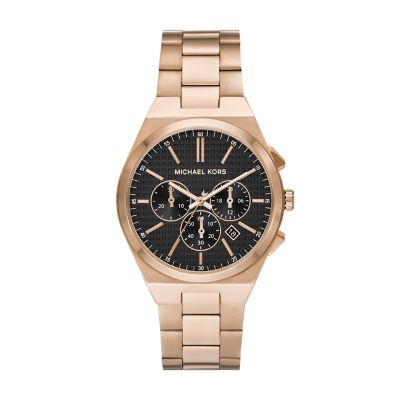 Michael Kors Lennox Chronograph Gold-Tone Stainless Steel Watch - MK9120 -  Watch Station