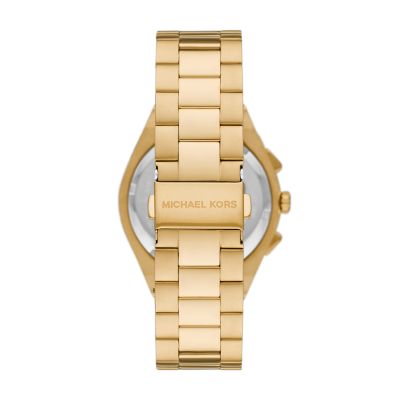 人気スポー新作 Michael Kors Lennox Chronograph Gold-Tone Stainless Steel 時計