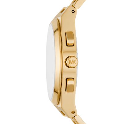 Michael Kors Lennox Chronograph Gold-Tone Stainless Steel