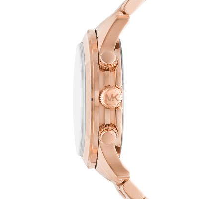 Michael Kors Runway Chronograph Rose Gold-Tone Stainless Steel