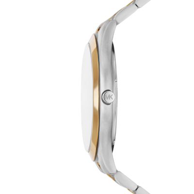 Michael Kors Slim Runway Three-Hand Two-Tone Stainless Steel Watch - MK9149  - Watch Station