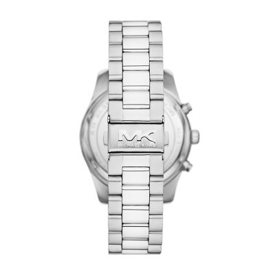 Michael kors lexington discount chronograph stainless steel watch