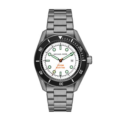 Michael kors gunmetal on sale watch