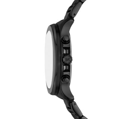 Michael Kors Sage Chronograph Black Stainless Steel Watch