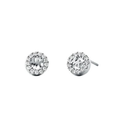 Michael Kors Women's Sterling Silver Logo Studs