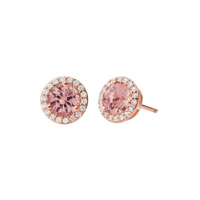 michael kors rose gold studs