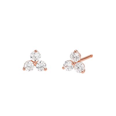 michael kors rose gold stud earrings