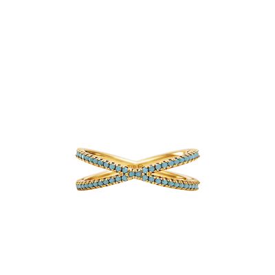 michael kors gold pave ring