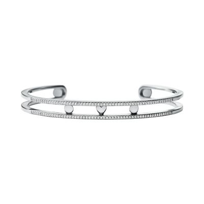 michael kors silver bangle