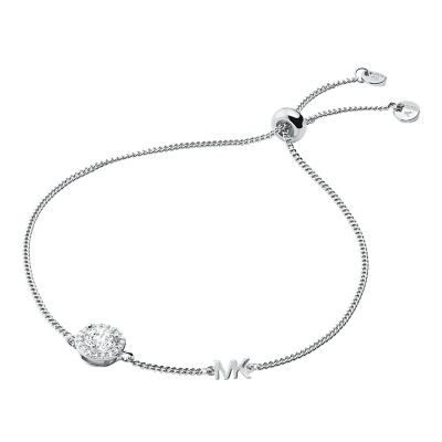 Michael Kors Sterling Silver Halo Slider Bracelet