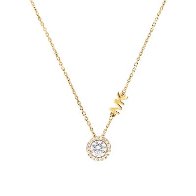 Michael kors hot sale necklace gold