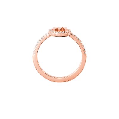 Michael kors ring on sale rosegold