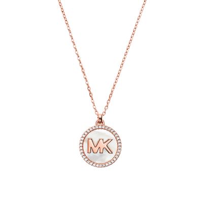 Mk store gold necklace