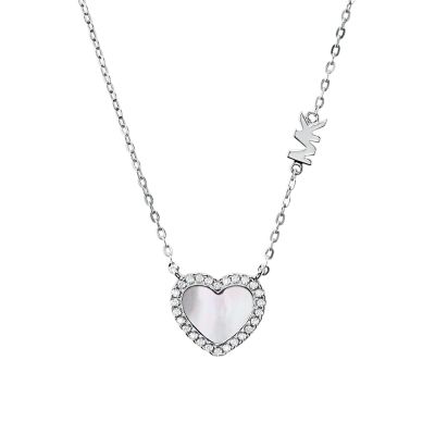 Michael kors love hot sale heart necklace