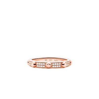 Michael Kors 14k Rose Gold Plated Sterling Silver Astor Ring